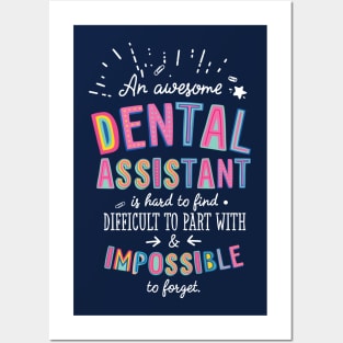 An awesome Dental Assistant Gift Idea - Impossible to Forget Quote Posters and Art